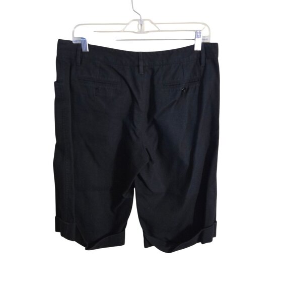Dolce & Gabanna Black Cuffed Bermuda Shorts Sustainable Cotton Size 46/10 - Picture 3 of 7